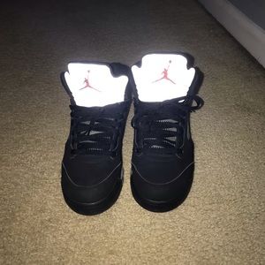 Jordan 5’s Retro black metallic